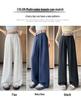 Women's Summer Tencel Linen High-Waist Wide-Leg Pants