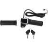 LED Display Electric Bike Throttle Grip Handlebar with Battery Indicator Power Switch Key