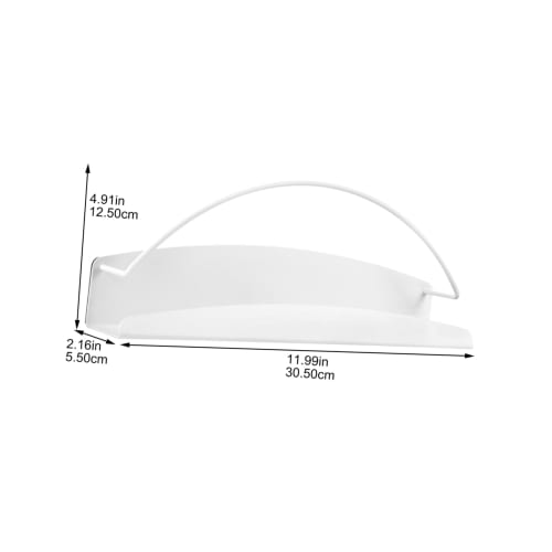 NUOLUX Newspaper Rack, Recipe Book Stand, Wall Shelf, Paper Towel Holder, Magnetic Refrigerator Kitchen Magnetic Shelf, Recipe Holder Storage Holder