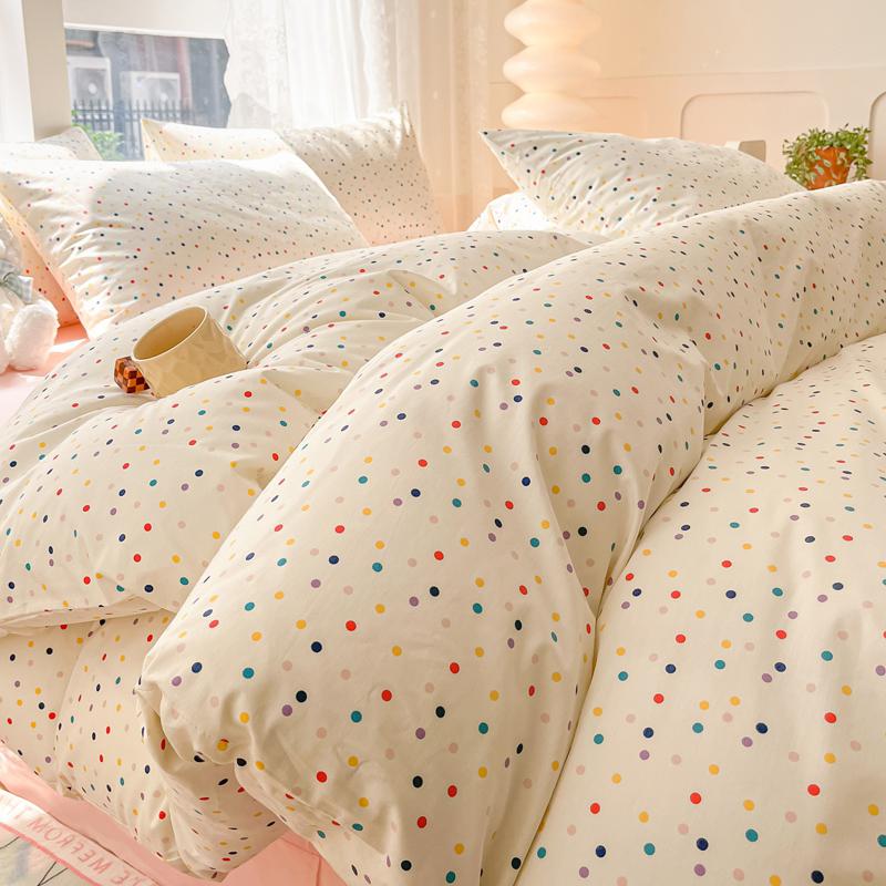 

Хлопковый Постельный Комплект Пододеяльник с Наволочками Постельное Белье Чехлы для Одеяла Комплекты Пододеяльник Размер Квин с Наволочкой 150x200cm 3pcs