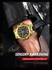 FOXBOX Multifunctional Sports Watch: Waterproof, Luminous, Dual Display.