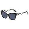 3 Pack Fashion Cat Eye Sunglasses Women Large Frame Stylish Gradient Outdoor Shades Eyewear Punk Unisex Shades UV400 Sunglasses