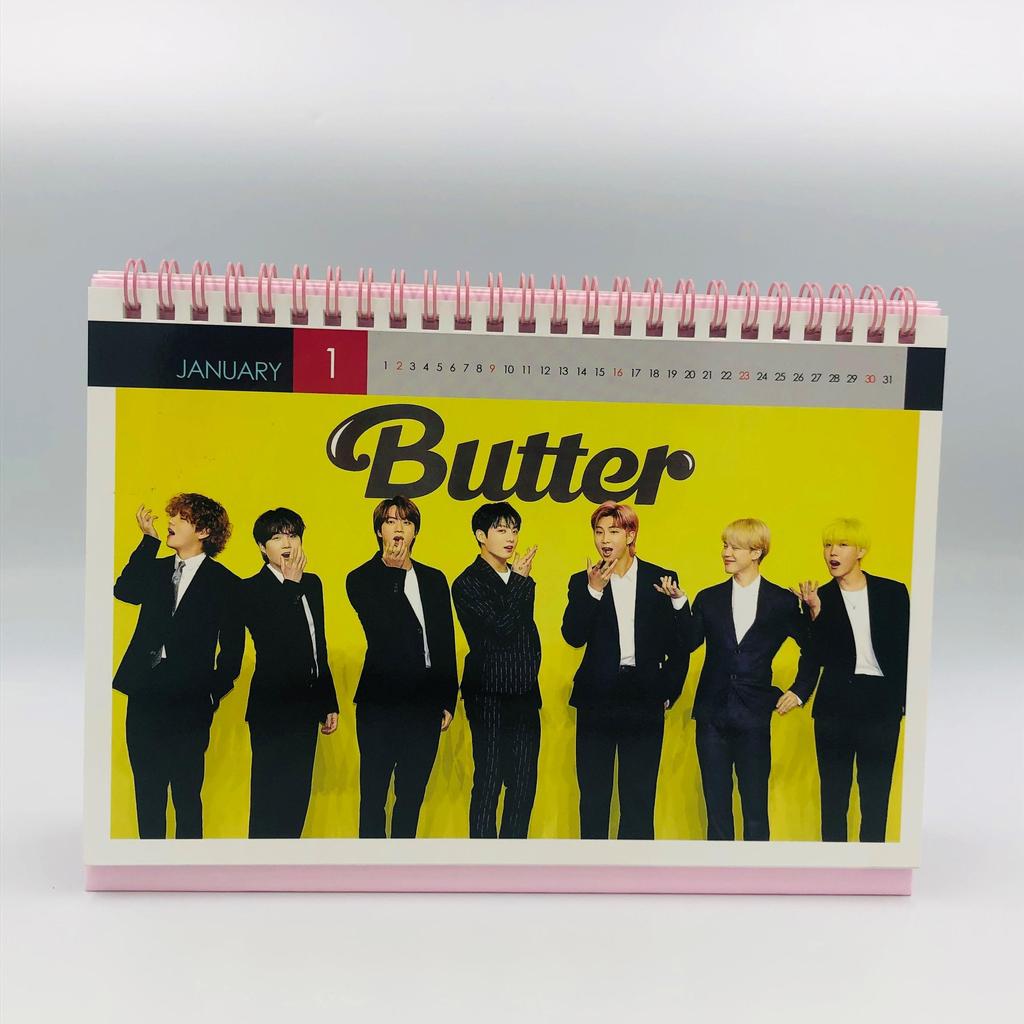 Buy [K-pop][BTS]DESK CALENDAR 2022-2023 + Sticker 1 Sheet Set at affordable  prices — free shipping, real reviews with photos — Joom