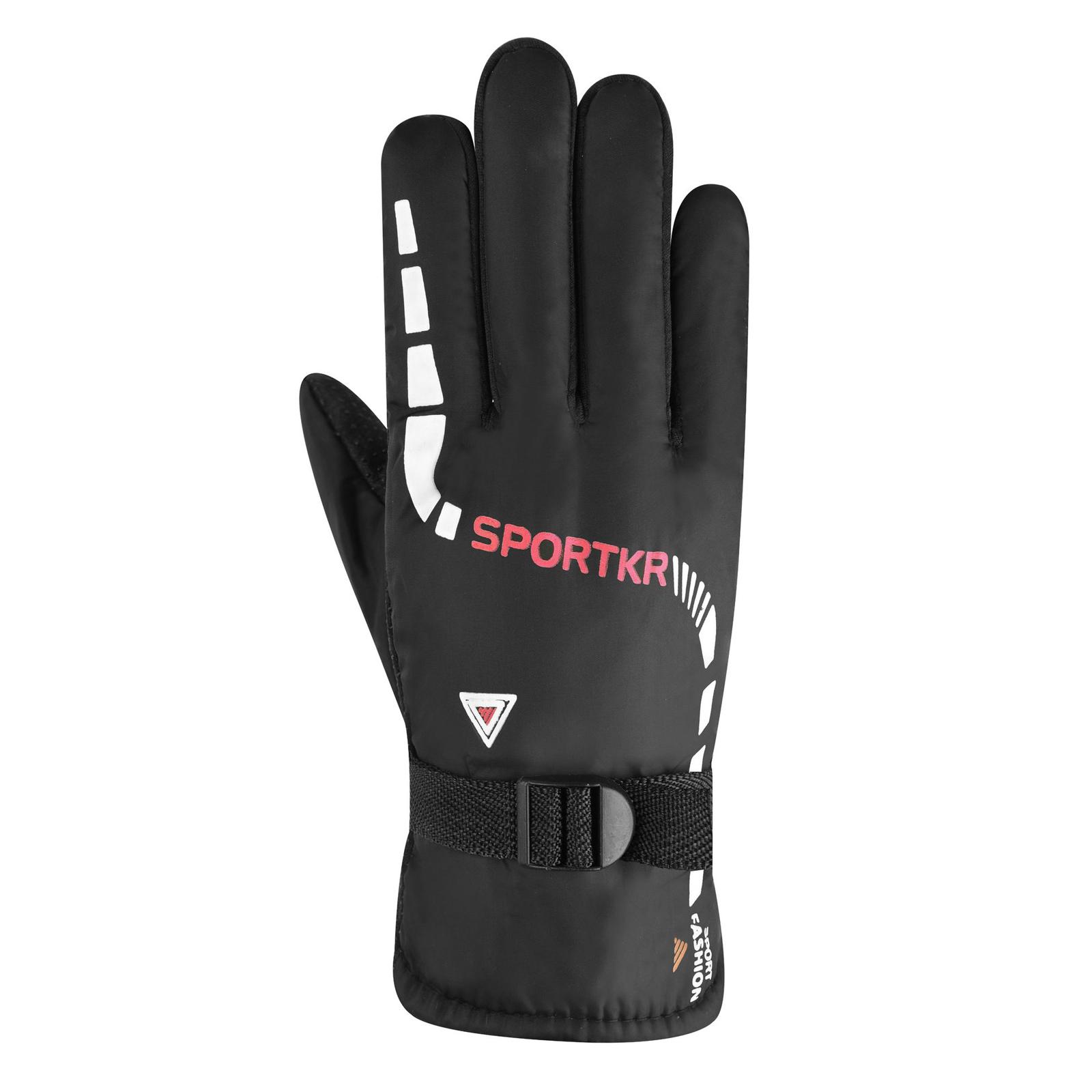 

Winter Gloves Warm, Windproof, Thickened Outdoor Cycling Gloves One Size