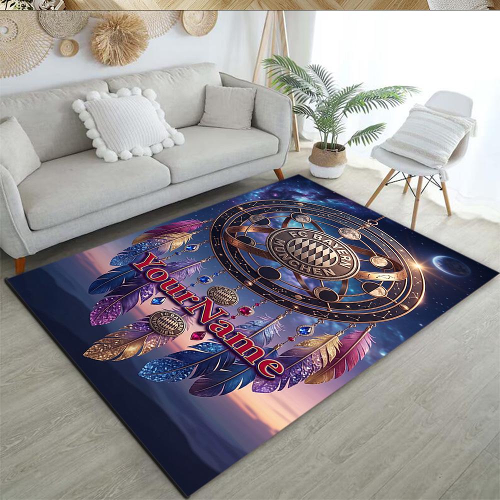 Fc Bayern München 19 Personalized Name Floor Mat Suitable for Dining Room Game Room Bedrooms Dormitory Antislip Carpet Decorate Offices
