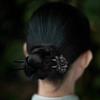 Chinese Style U Shaped Hairpin Handmade French Hairpin Two Prong Hair Clip for Hair DIY Accessory Hair Styling