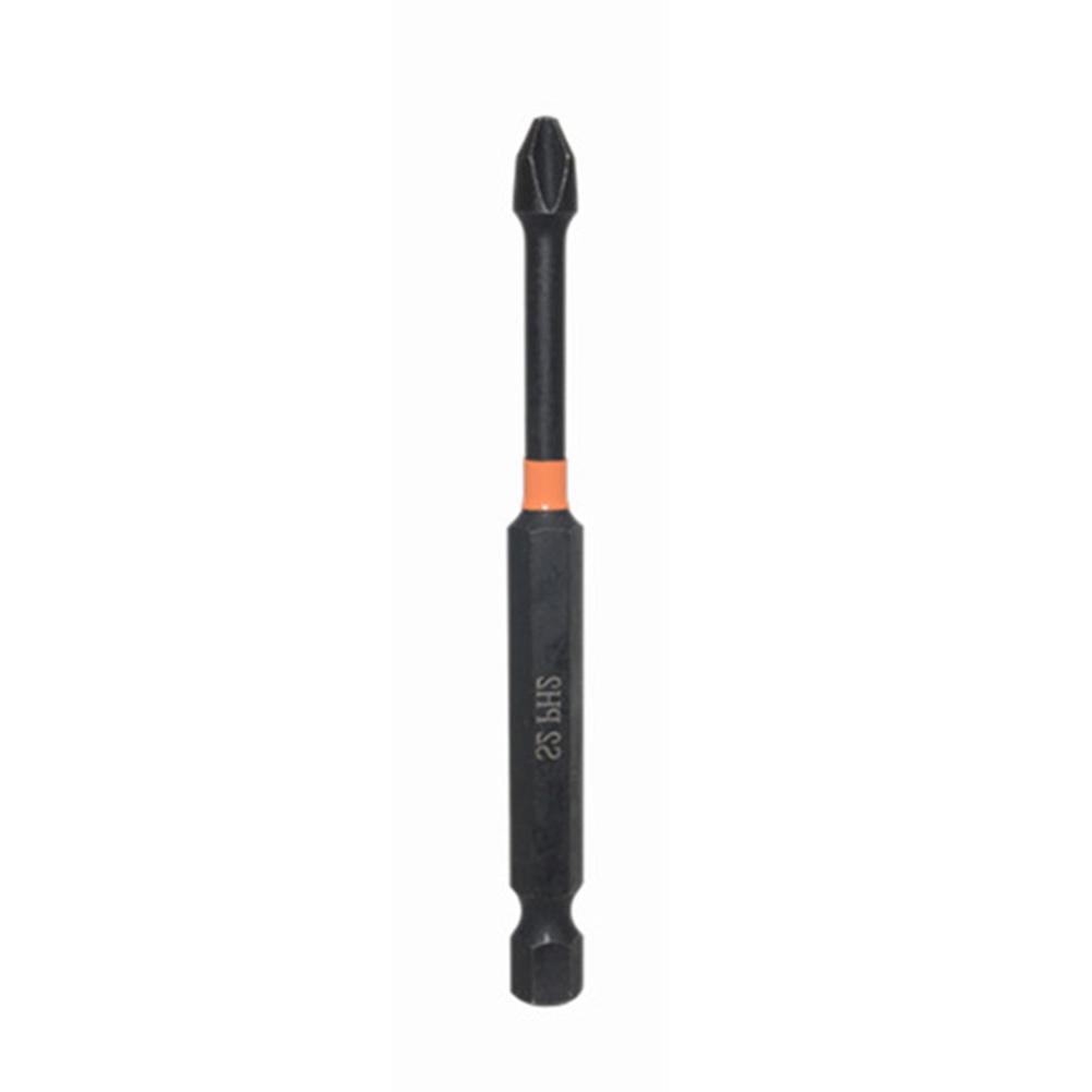 S2 Alloy Steel Cross PH2 Bit 1/4 Hex Shank Electric Screwdriver Bits Tips Impact Resistance Hand Tools for Electrician Mechanic