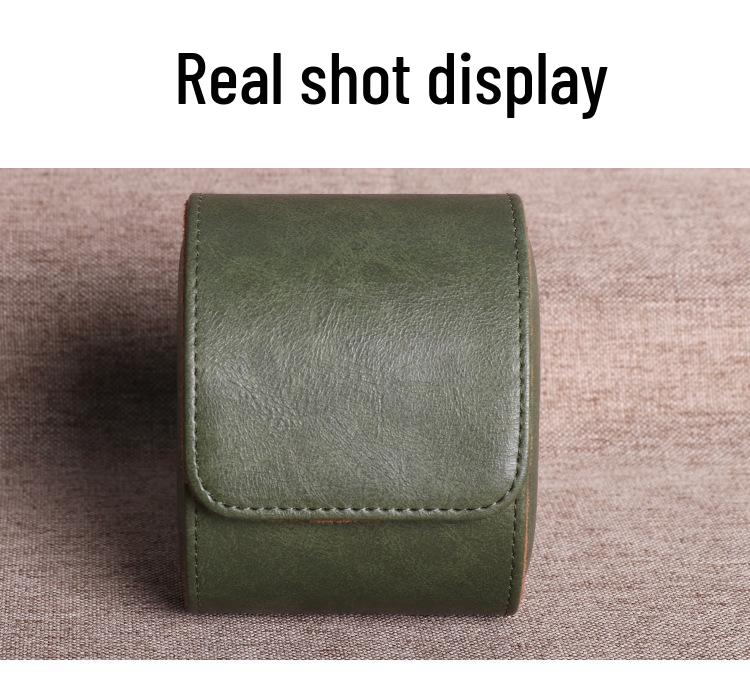 In Stock Waterproof Stain-Resistant Watch Box: Single/Double/Triple, PU Leather Portable Storage
