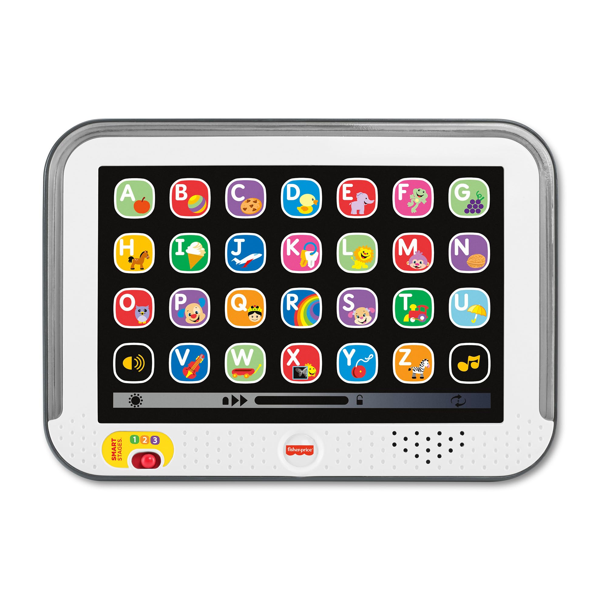 

Fisher Price Learn with English Doggie ABC Tablet Toy Toy Early Language 1 Year Old and Star Grey HVY74 Baby/Toddler Educational/Learning