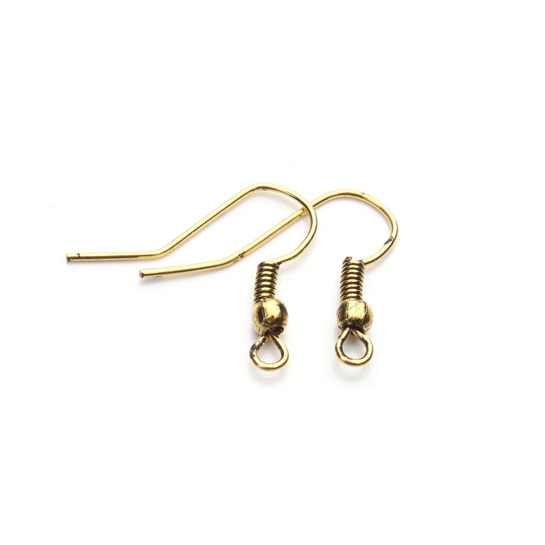 

100-200pcs Iron Earring Hooks DIY Earring Findings Earrings Clasps Ear Hooks Earring Wires For Jewelry Making Supplies Wholesale