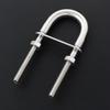 1Pcs Bow Stern Boat Hardware Metal Eye Rope Rigging New Marine U-bolt  Yacht Accessories