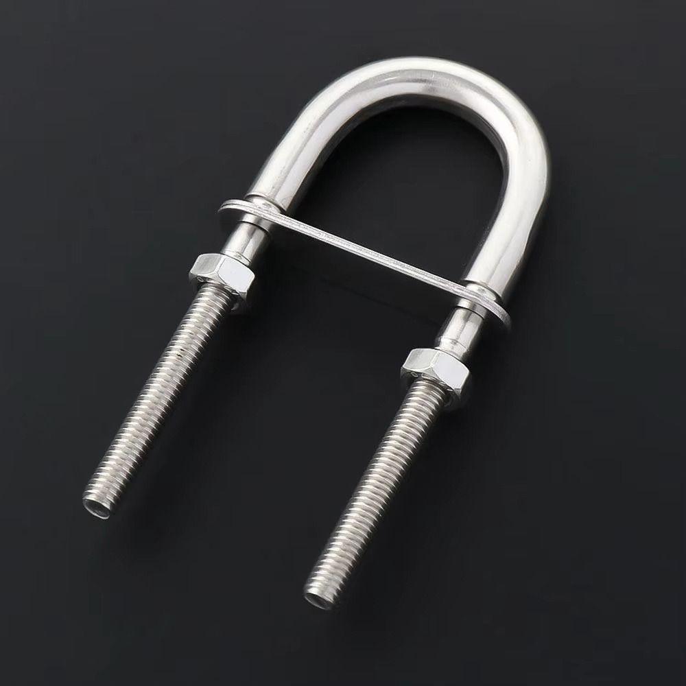 1Pcs Bow Stern Boat Hardware Metal Eye Rope Rigging New Marine U-bolt Yacht Accessories