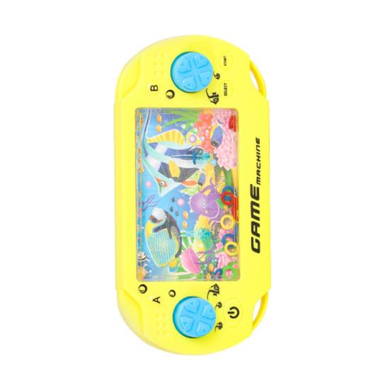 Cartoon Game Console Interesting Water Ring Toss Large Screen Retro Style Interactive Game Thinking Ability Plastic Children Handheld Game