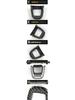 Lamando Steering Wheel & Dashboard Electroplated Sequin Stickers