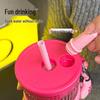 OLOEY Portable Stainless Steel Straw Cup