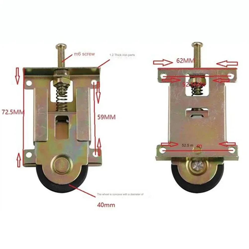 Wardrobe Sliding Door Pulley Hanging Wheel Cabinet Sliding Door Roller Track Slot Wheel Furniture Hardware Pulley