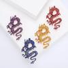 Enamel Chinese Dragon Brooches for Men Dragons Pins Event Party New Luxury Gifts Backpack Decoration Jewelry Clothes Accessories