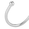 ABS Material Wall Hooks Stainless Steel Double Hanger Hooks Vacuum Suction Hooks  For Shower