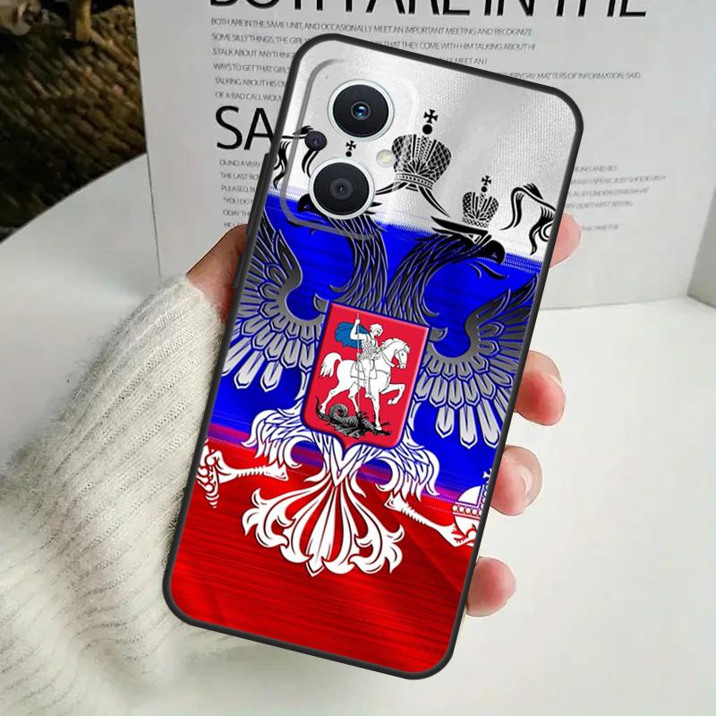 Russia Russian Flag Phone Case For OPPO Reno 8T 14F 13 F 12 11 10 14 Pro 7 8 Lite OPPO Find X8 X6 X5 X9 Pro Cover