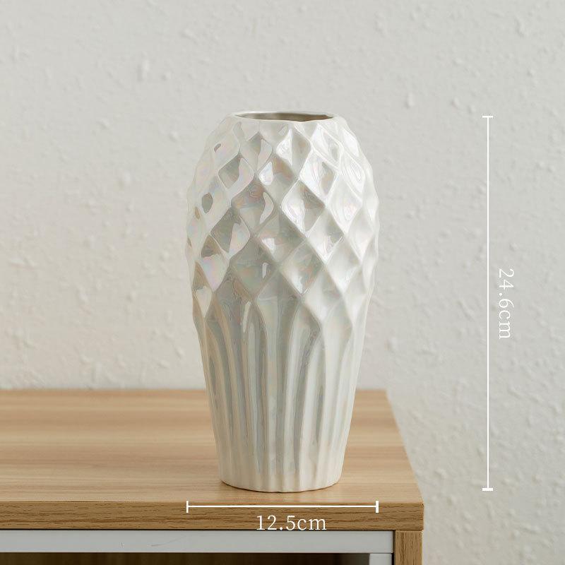 Creative Ceramic Electroplated Colorful Ceramic Arm Vase Modern Art Abstract Arm Ceramic Floral Vase Flower Arrangement Ornament