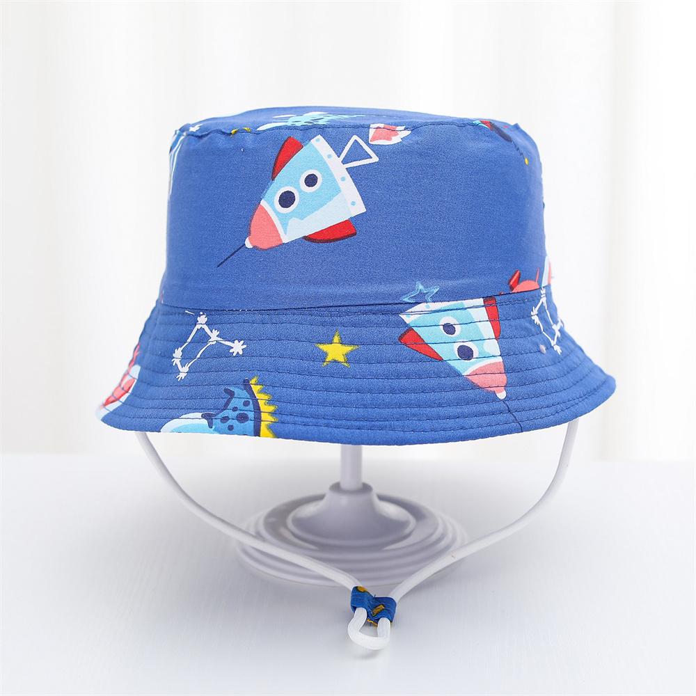 New Panama Summer Baby Sun Hat for Girls and Boys Cartoon Beach Sun Cap Fisherman's Hat for Kids Autumn Outdoor Baby Bucket Hat