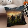 K-Kingdom Come D-Deliverance 2 Cushion Cover Linen Pillow Case Soft Breathable Protective Couch Room Decoration