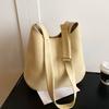 Wholesale Popular Simple Casual Commuter Style Large Capacity Tote Bag Women's High-end Lychee Pattern Soft Leather Messenger Bag