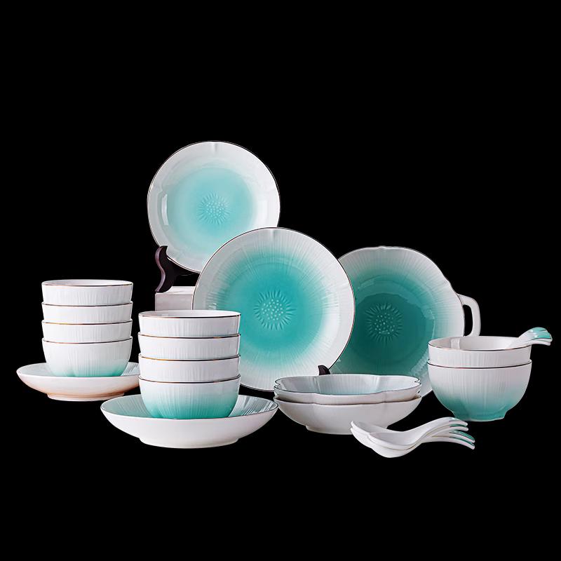 COSTA Floral Ceramic Dinnerware Set