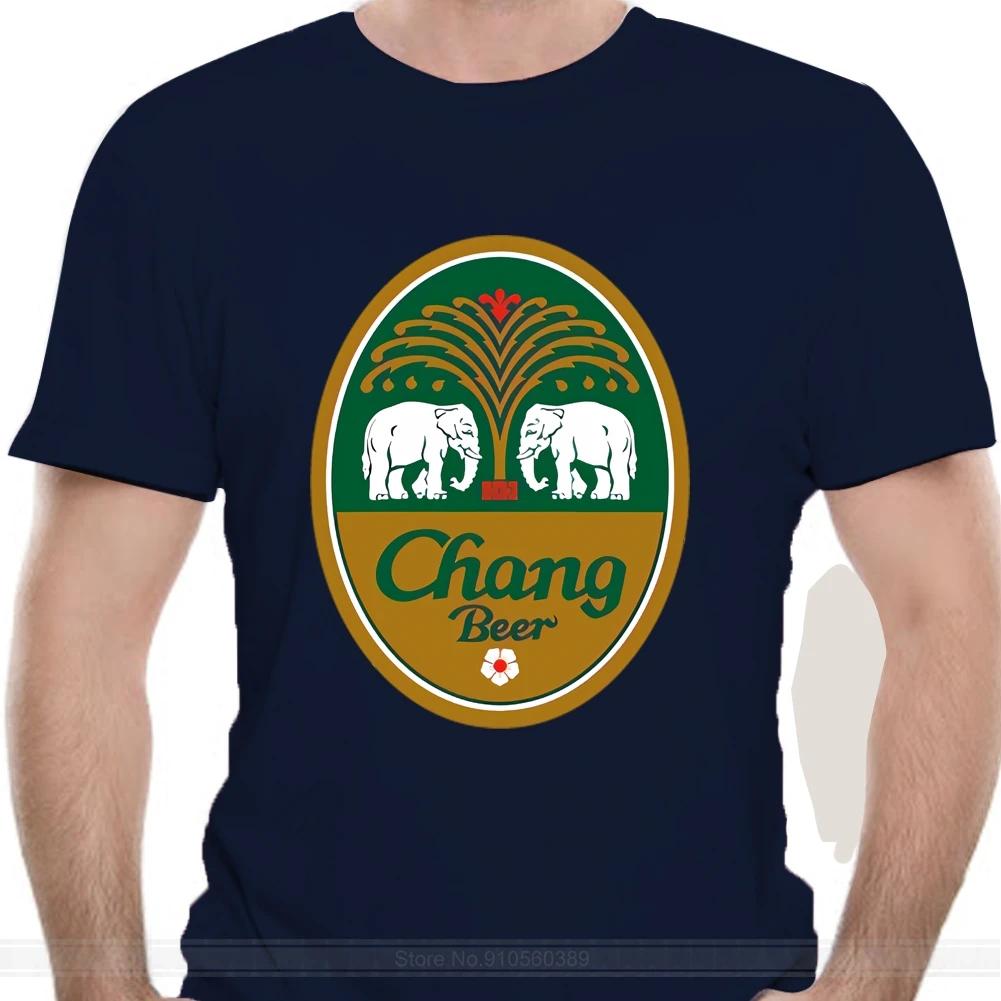MEN T SHIRT CHANG BEER THAILAND ELEPHANT  100 soft New Thai retro cotton tshirt men summer fashion tshirt euro size S