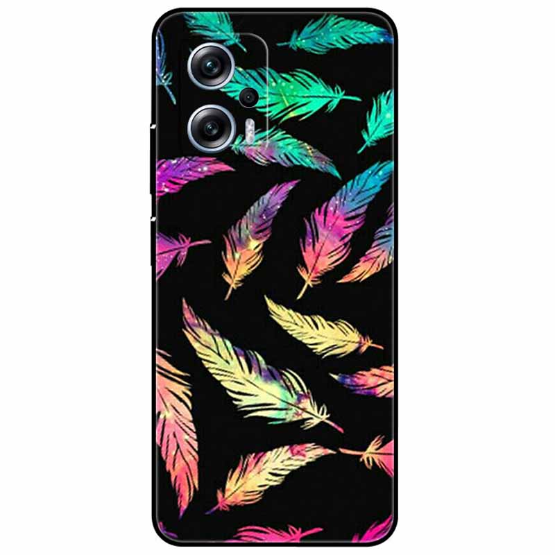 For Xiaomi Poco X4 GT Case 6.6'' Cat Wolf TPU Silicone Soft Coque Fundas for Poco X4 GT 5G Cover Black Edge Lovely PocoX4 X 4 GT