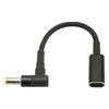 USB C To DC 5.5x2.5mm Adapter Nylon Knitted 100W Dual Chip Safe USB C Female To Male Adapter for Laptop