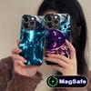 Demon Slayer Colored Neon Phone Case for iPhone 16 15 14 13 12 11 Pro Max Plus Mini MagSafe Wireless Charging Glass Phone Cover