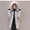 Padded-padded Women's Winter New Long Padded Women's Large-size Slim-fit Hooded Jacket Women's Padded Jacket