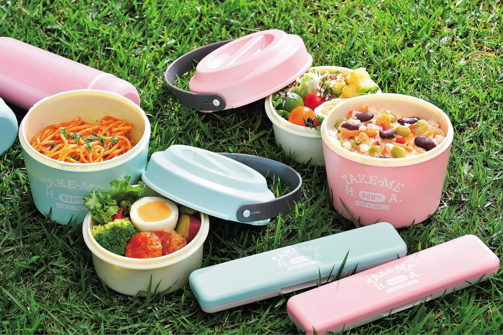 Tatsumiya HAKOYA Bucket Lunch, Pink, 600ml, "TAKE-ME" (Product Code 30126)