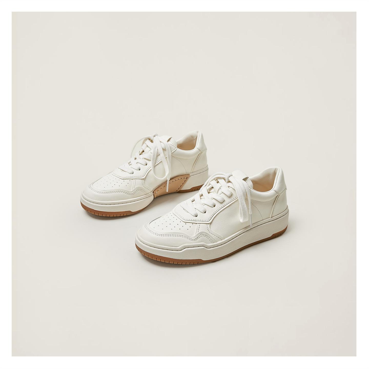 

Нишевый дизайн круглый носок белый универсальный маленькие белые туфли модные складки толстая подошва увеличивают рост повседневные старые маленькие грязные туфли женские 40