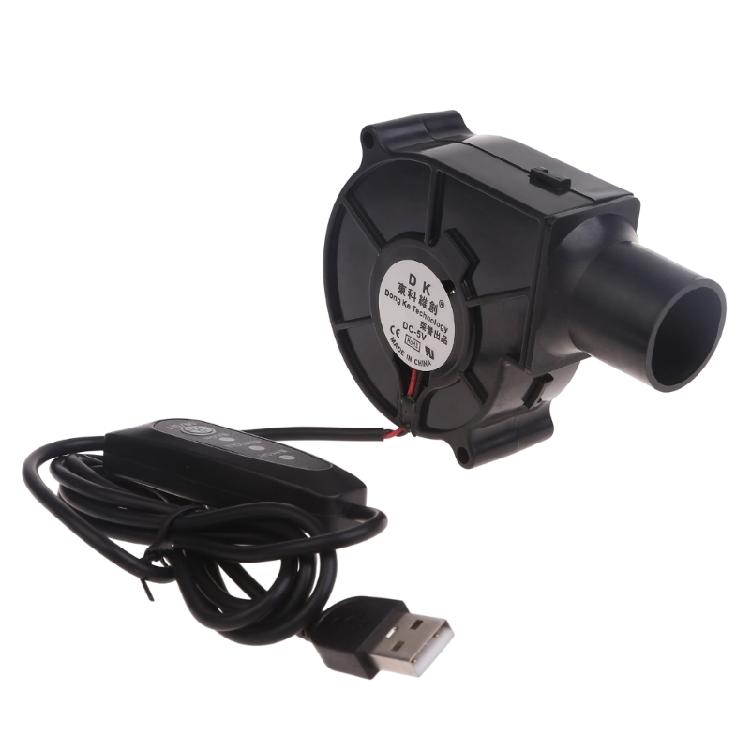 USB Blower Fan Adjustable 3Gear Speed Air Blower Portable BBQ Fan for Picnic 1