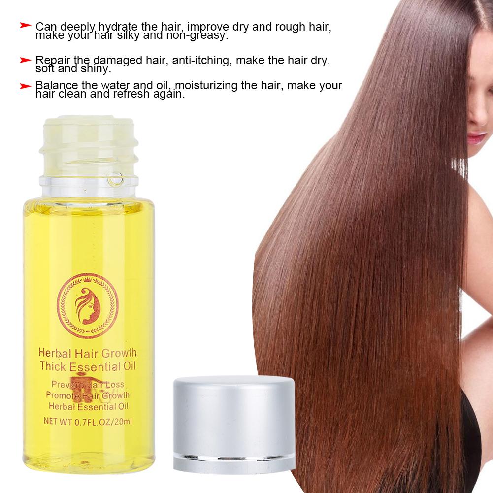 20ml Herbal Hair Essential Oil Hair Scalp Care Treatment Hair Growth Thick Essential Oil20ml