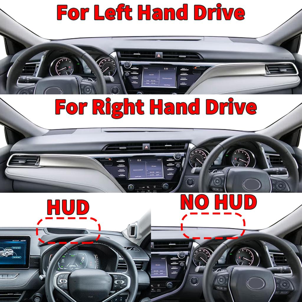 Fit for Toyota Camry 70 XV70 2018-2025 Car Dashmat Dashboard Cover Pad DashMat Sunshade Protective Carpet Leather Accessories