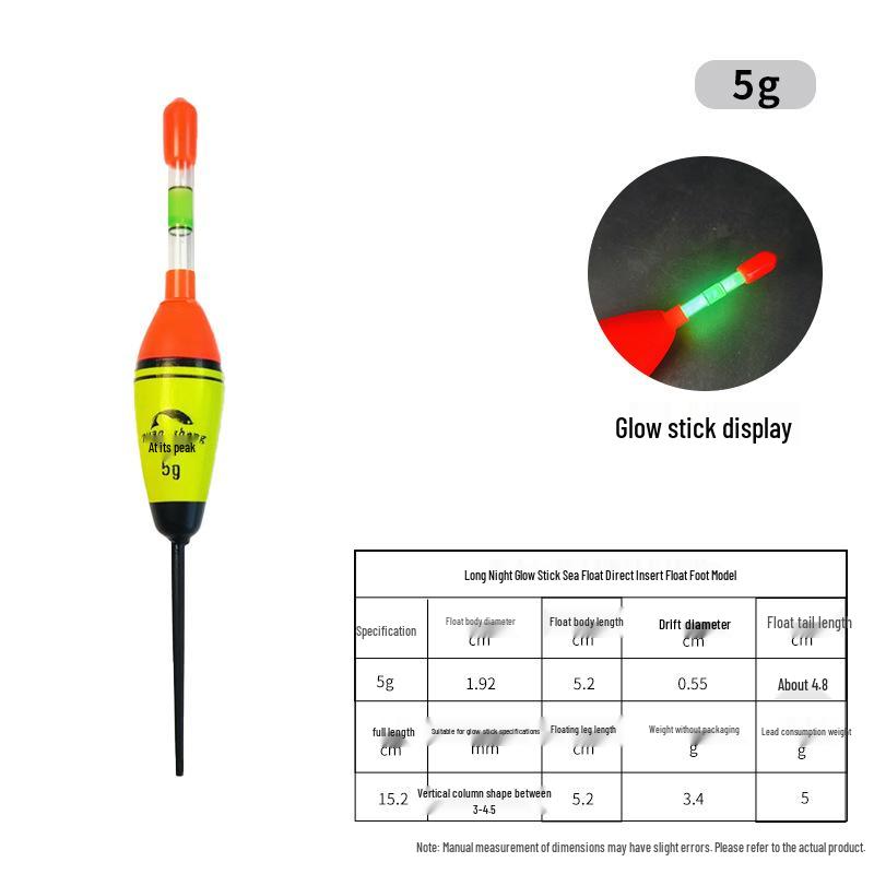 Glow Stick Fishing Floats for Deep Sea and Rock Fishing
