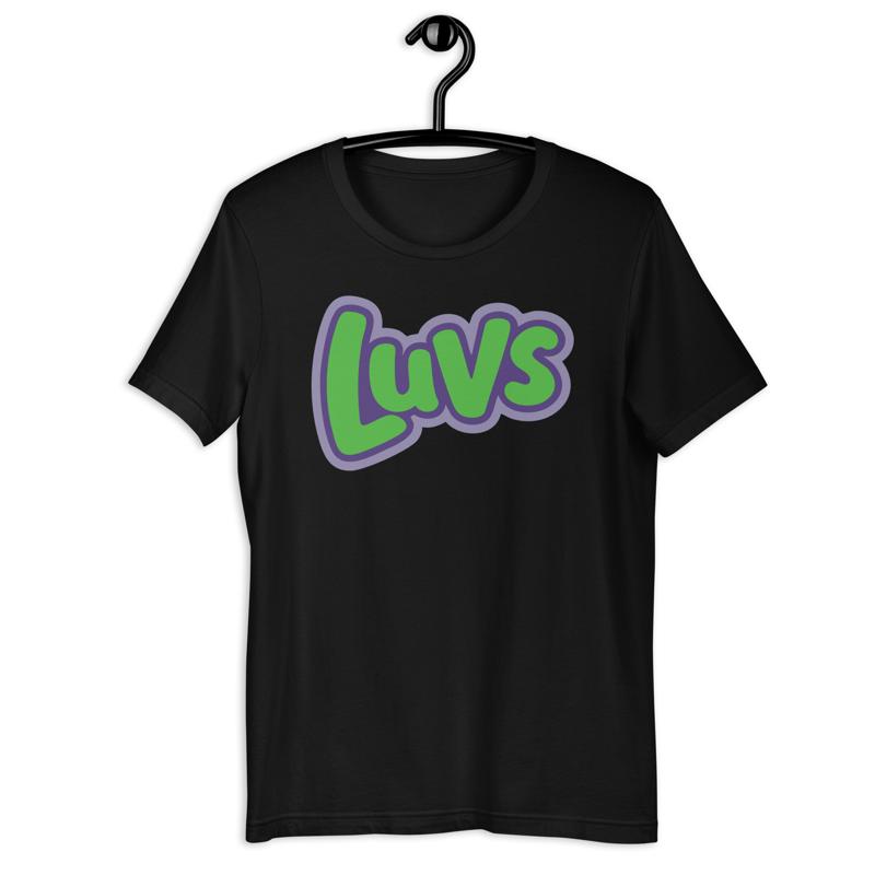 

LUVS DIAPERS Logo American T Shirt Funny Tee S M L XL 2XL 3XL 4XL 5XL 5XL різнокольоровий