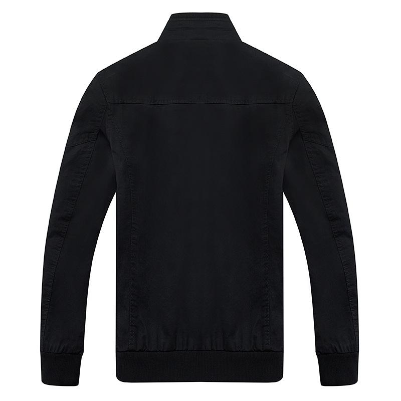 Men's Spring and Autumn Casual Large Size Jacket Pure Cotton Eyeband Air Force One Men's Jacket