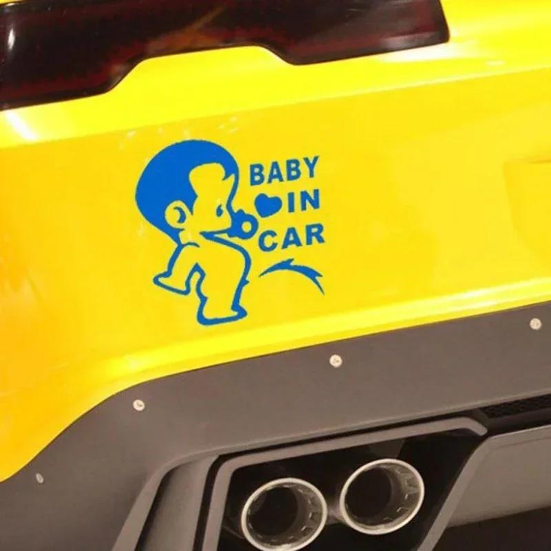13*10cm Nové Dítě v autě Znak Nálepka Vinylová Nálepka na auto Styling Auto Okno Zadní Nárazník Kryt Škrábance Vnější Příslušenství