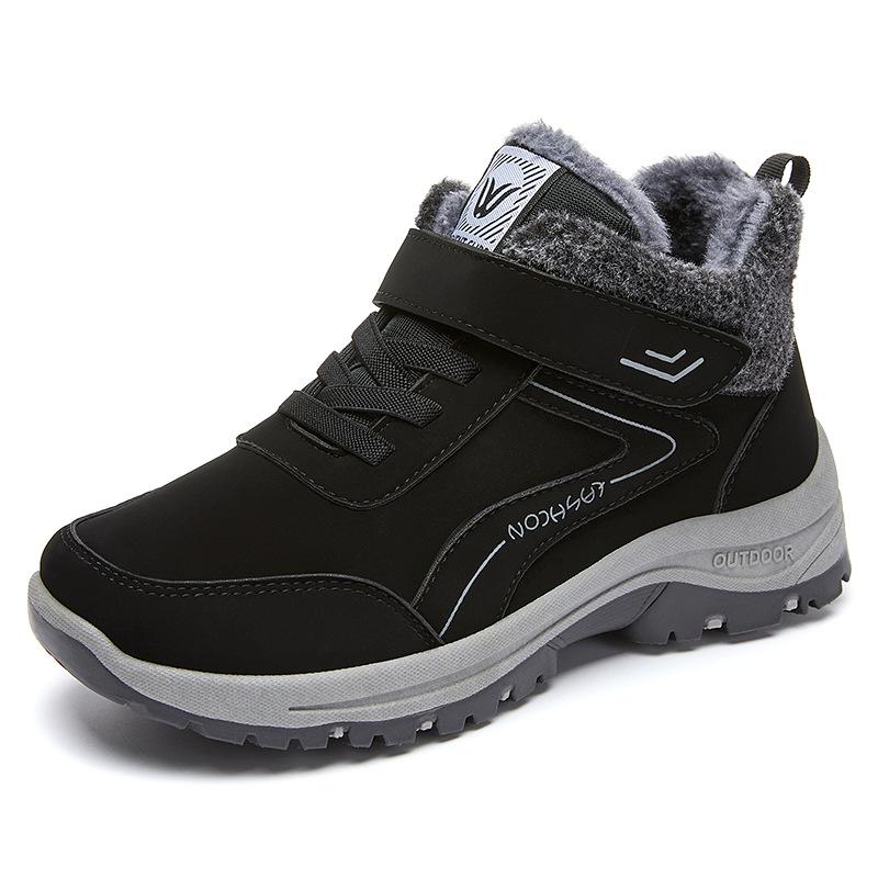 Nouvelles bottes de neige d'hiver pour femmes avec des bottes courtes en peluche et épaissies pour femmes