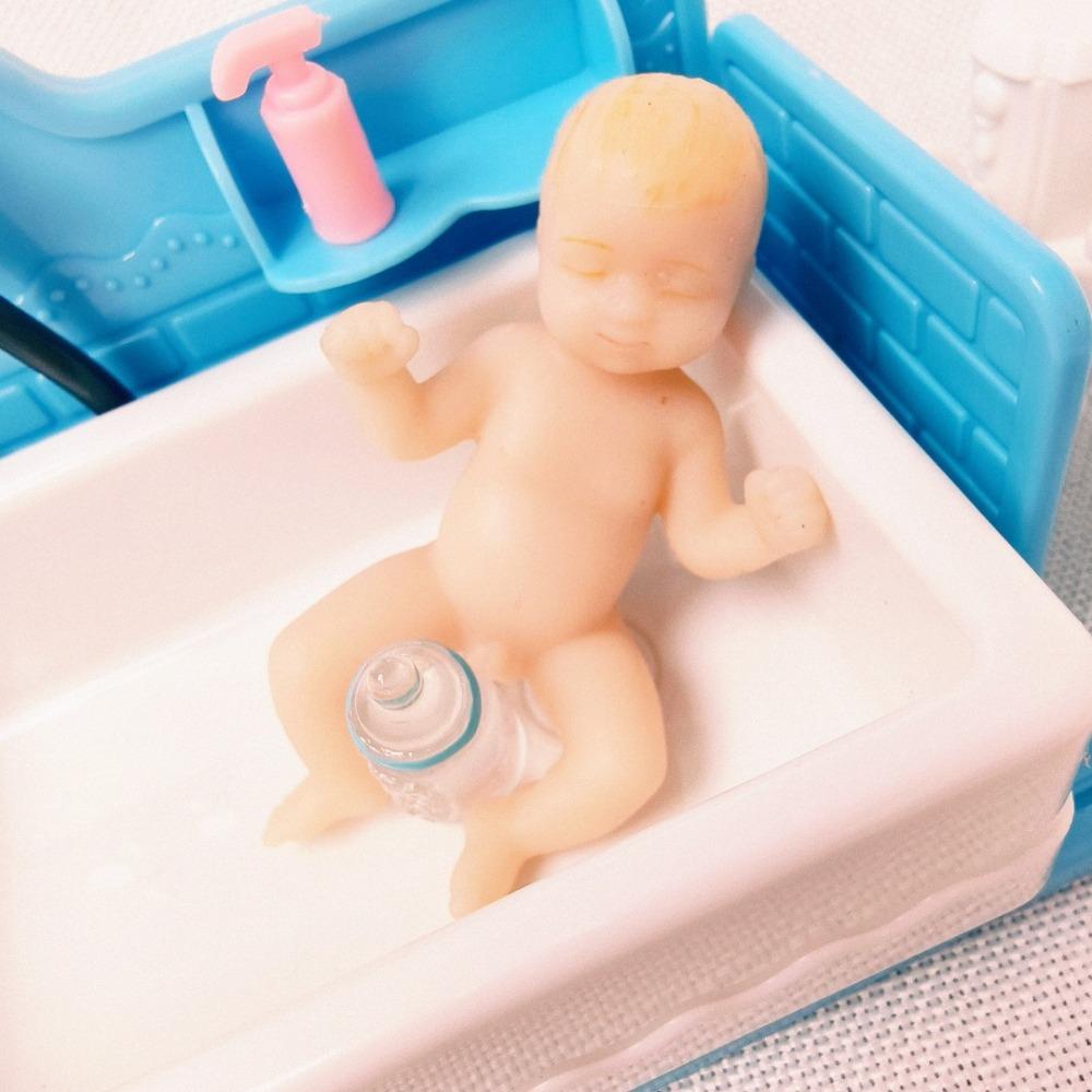 New Realistic Mini Baby Reborn Dolls for Girl and Boy Soft Touch Solid Silicone Body Rebirth Doll Can Bath Real Like Smiling Simulation Dolls for Kids