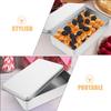 Rectangular Tinplate Storage Box Metal Container with Lid Candy Cookie Wedding Favor Holiday Treat Packaging Small Tin