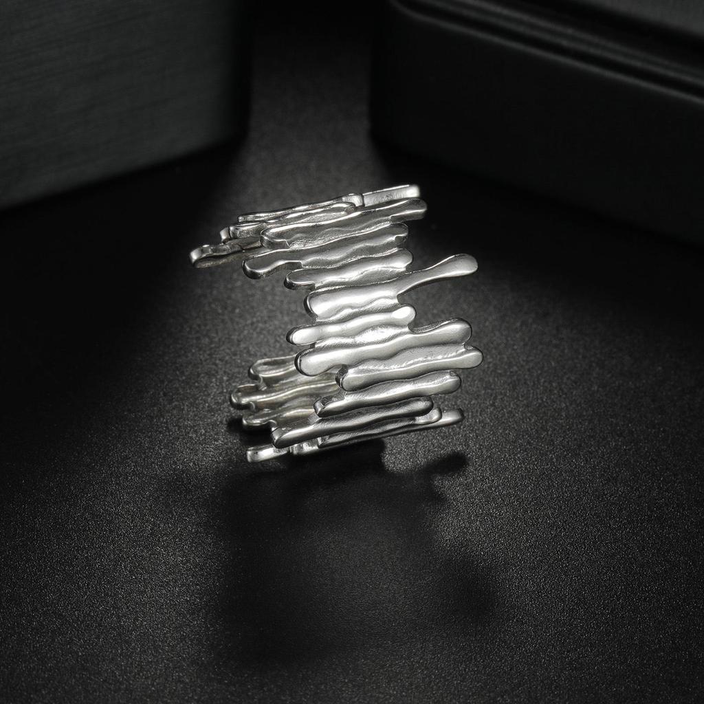 Adjustable Non-Fade Electroplated Couple's Ring