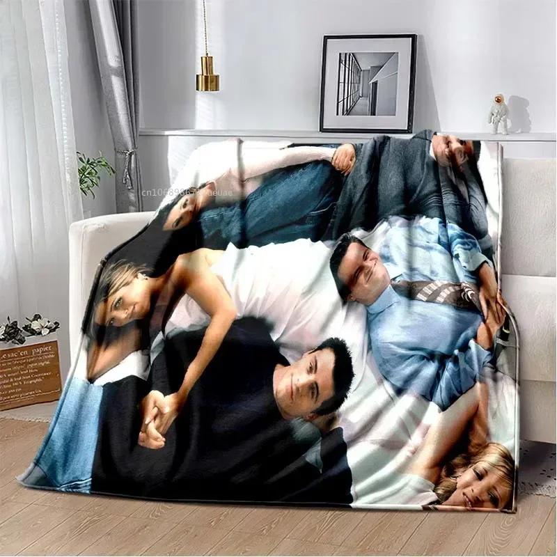 Friends Klassische TV-Serie Decke Charakter Muster Kollektion Flanelldecke Weiche Tagesdecke Sofa Wärmende Abdeckung Weihnachtsgeschenk
