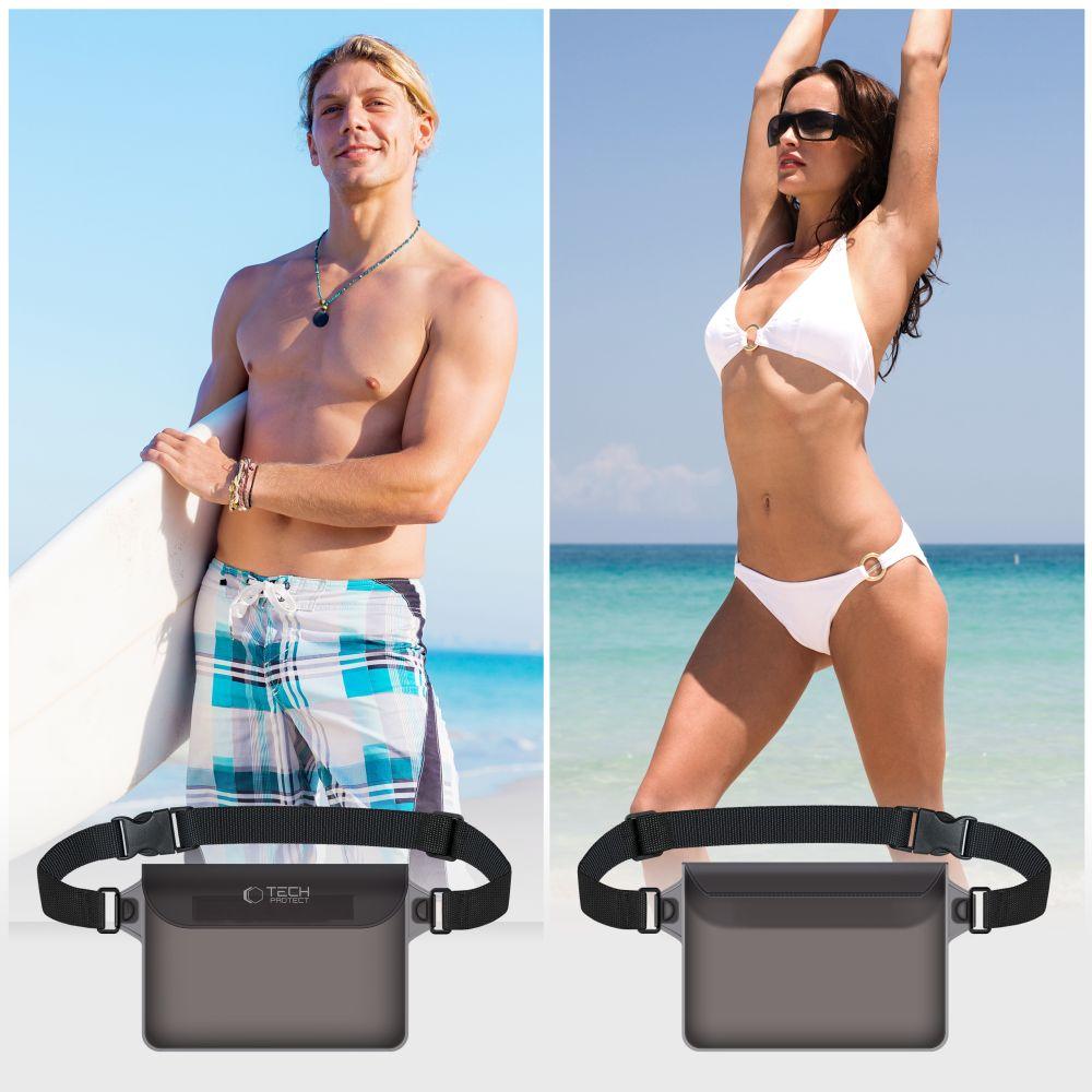 Tech-Protect Uwp10 Universal Waterproof Pouch 10 Inch Black/Clear