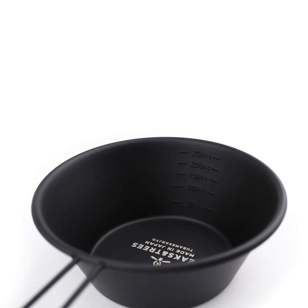 Stainless Steel Sierra Cup Open Fire Black 330ml Bonfire Pattern Set of 2 Tsubame Sanjo Made in Japan Scale Black Outdoor Camping Cooker Cooking