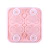 4-Cavity Craft Baking Mould Reusable Silicone Ice Cubes Maker Mould Heat-Resistant for Chocolate Candy Cupcake Topper Decorating